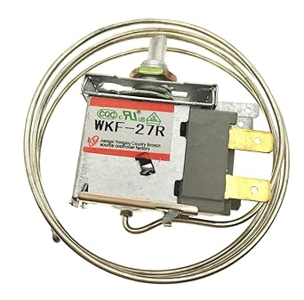 YXQ AC 250V 6A 2 Pin Freezer Refrigerator Thermostat WKF-27R
